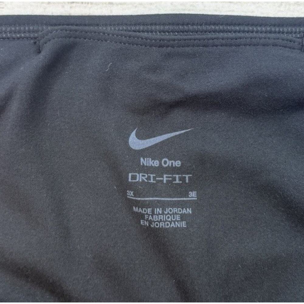 Nike One Women's High-Waisted 7/8 Leggings with Pockets Black Size 3X - Picture 6 of 11